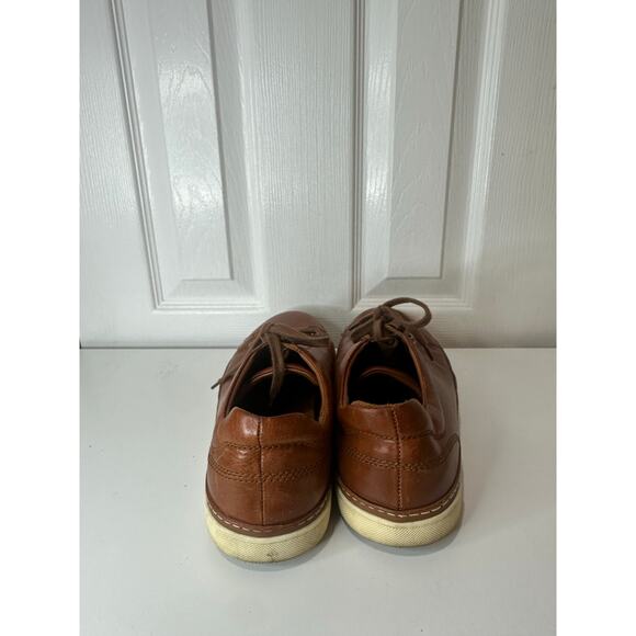 Allen Edmonds Porter City Sneakers Mens Sz 10.5E Brown Leather Shoes - Picture 5 of 8